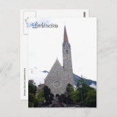 Schaan-Kirche Postkarte (Vorne/Hinten)