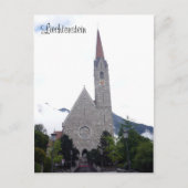 Schaan-Kirche Postkarte (Vorderseite)