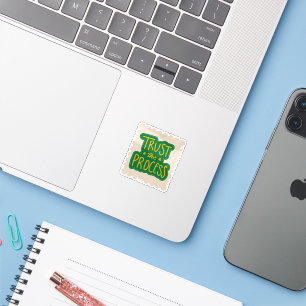 Schabalbum-Stil Motivationszitat-Aufkleber Aufkleber