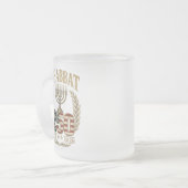 Schabbat 250. Jubiläum Frostglas Tasse (Vorderseite Links)