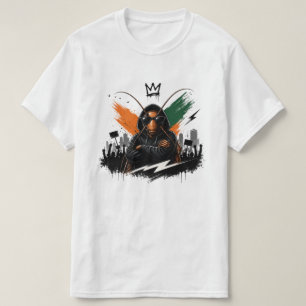 Schaben-Rebell-Roach-Streetwear-Grafik-T-Shirt T-Shirt