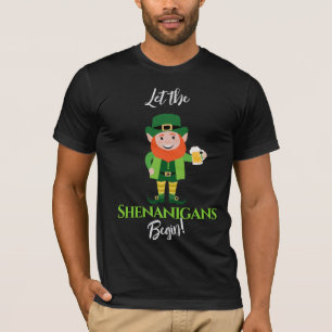 Schabernack Leprechaun St. Patrick's Tag T-Shirt