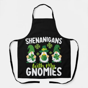 Schabernack mit meinen Gnomies Gnom St. Patrick's Schürze