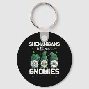 Schabernack Mit Meinen Gnomies Shamrock Leopard Pa Schlüsselanhänger