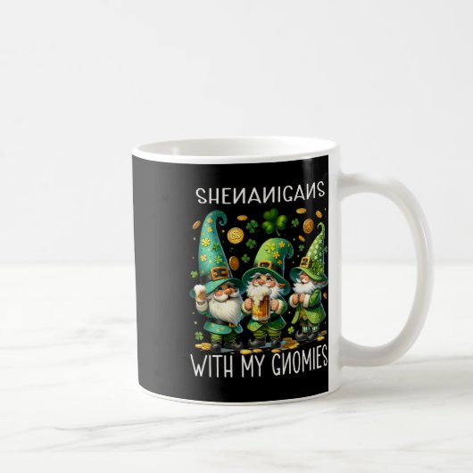 Schabernack mit meinen Gnomies St. Patrick's Day G Kaffeetasse (Rechts)