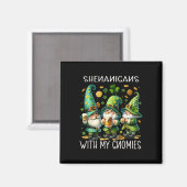 Schabernack mit meinen Gnomies St. Patrick's Day G Magnet (Vorderseite/Rückseite)