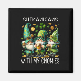 Schabernack mit meinen Gnomies St. Patrick's Day G Magnet