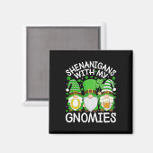 Schabernack mit meinen Gnomies St. Patrick's Day G Magnet (Vorderseite/Rückseite)