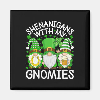 Schabernack mit meinen Gnomies St. Patrick's Day G Magnet