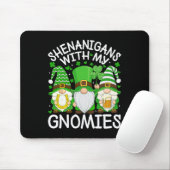 Schabernack mit meinen Gnomies St. Patrick's Day G Mousepad (Mit Mouse)