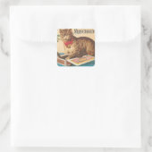 Schabernack Quadratischer Aufkleber (Tasche)