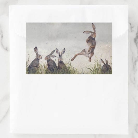 Schabernack Rechteckiger Aufkleber (Tasche)