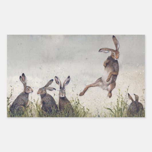 Schabernack Rechteckiger Aufkleber (Vorderseite)