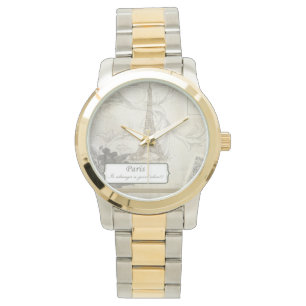 Schäbig: Paris ist immer eine gute Idee! Armbanduhr