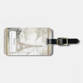 Schäbig:  Paris ist immer eine gute Idee! Gepäckanhänger (Vorderseite horizontal)