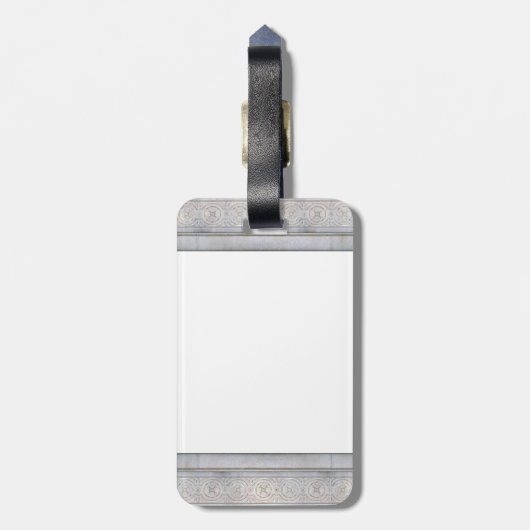 Schäbig:  Paris ist immer eine gute Idee! Gepäckanhänger (Rückseite vertikal)