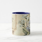 Schabige Chic-Hortensien Tasse (Zentrum)