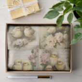 Schäbige Küken Seidenpapier (Geschenk)