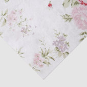 Schäbige Rose mit Blumen Seidenpapier (Ausschnitt)