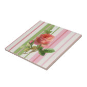 Schäbige Rosen-Fliese Fliese (Seite)