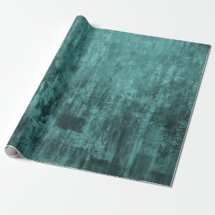 Schäbiger Hintergrund, Türkisfarbe, Grunge, Loft, Geschenkpapier