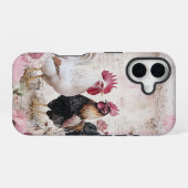 Schabiger Hühnchen-Rosa iPhone 16 Hülle (Rückseite (Horizontal))