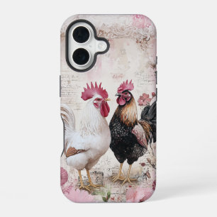 Schabiger Hühnchen-Rosa iPhone 16 Hülle