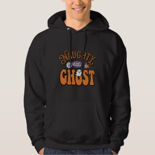 Schabiger kleiner Geist Vintage-Halloween-Shirt-De Hoodie