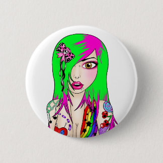 Schäbiger Lizzie Button