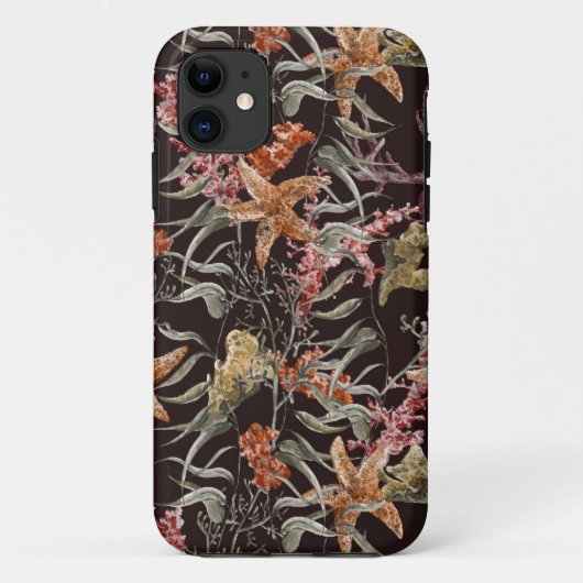 Schabiges Meer Leben Muster Case-Mate iPhone Hülle (Rückseite)