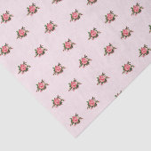 Schäbiges rosa Rosen-Seidenpapier Seidenpapier (Ausschnitt)