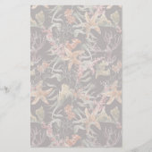 Schäbiges Seeleben-Muster Briefpapier (Vorderseite)