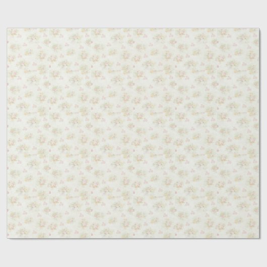 Schäbiges Tee-Party Geschenkpapier (Flach)