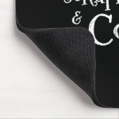 Schabkunst Kaffee Vintage Mousepad (Ecke)