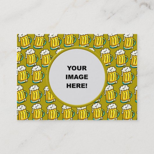 Schablone, Bier-Grenze Visitenkarte (Vorderseite)