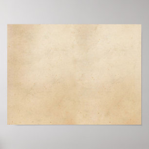 Schablone Blanko Antikes Pergamentpapier im Vintag Poster