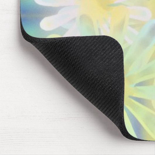 Schablone-Blumen Mousepad (Ecke)