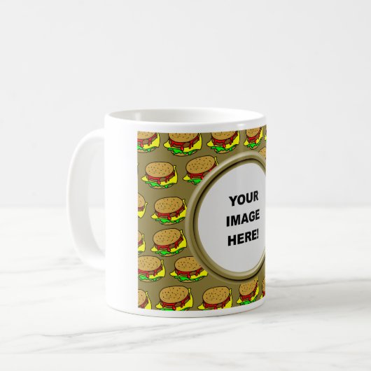 Schablone, Burger-Grenze Kaffeetasse (Vorderseite Links)