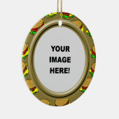 Schablone, Burger-Grenze Keramik Ornament (Rechts)
