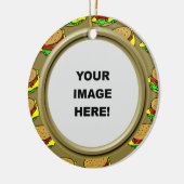 Schablone, Burger-Grenze Keramik Ornament (Links)