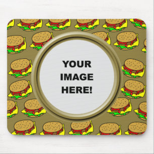 Schablone, Burger-Grenze Mousepad