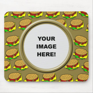 Schablone, Burger-Grenze Mousepad