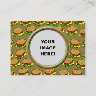 Schablone, Burger-Grenze Visitenkarte