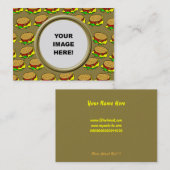 Schablone, Burger-Grenze Visitenkarte (Vorne/Hinten)