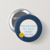 Schablone "Denim u. Knopf " Button (Vorne & Hinten)