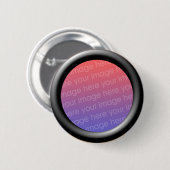 Schablone des Schwarz-(Rahmengrenze des Effektes Button (Vorne & Hinten)