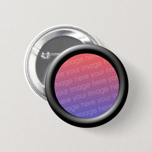 Schablone des Schwarz-(Rahmengrenze des Effektes Button (Vorne & Hinten)