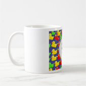 Schablone, Enten-Grenze Kaffeetasse (Links)