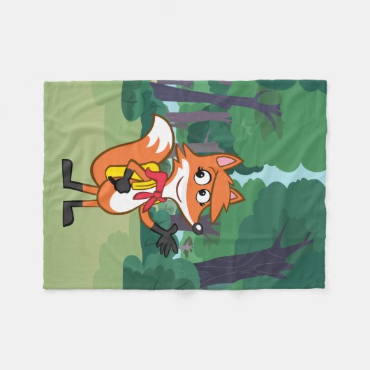 Schablone Fleecedecke (Vorderseite (Horizontal))