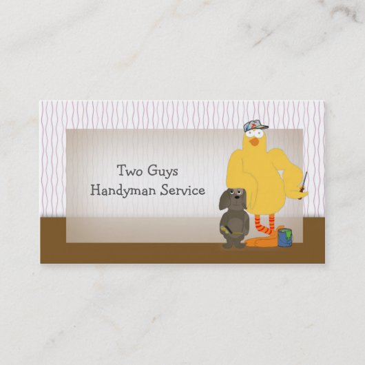 Schablone für Heimwerker-Schlosser-Service, Visitenkarte (Vorderseite)